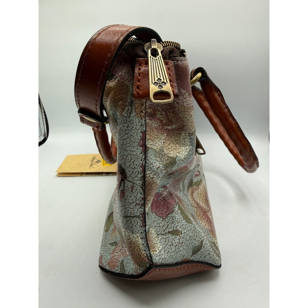 Patricia NASH CRACKLED ROSE  Leather Angela  CROSSBODY PURSE BAG PRETTY! - Picture 8 of 13